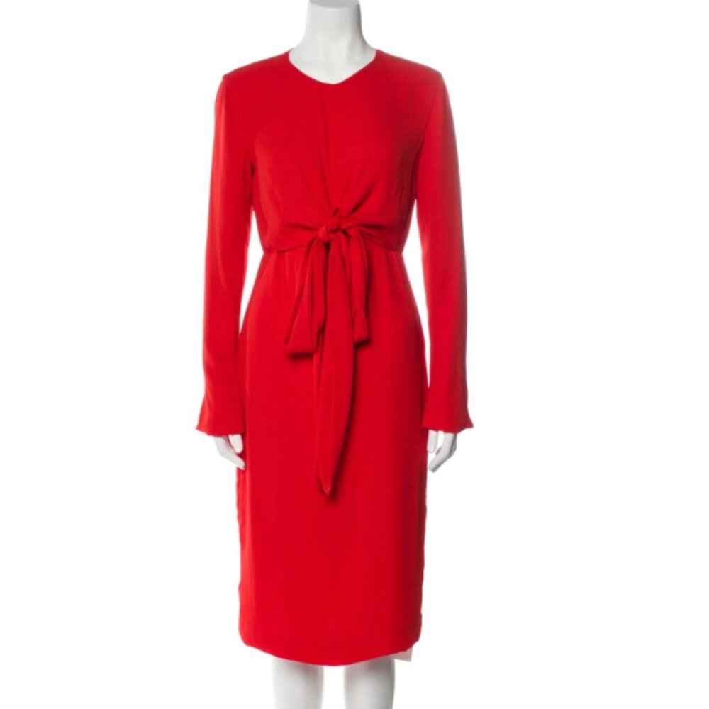 Fame & Partners Crew Neck Midi Length Dress